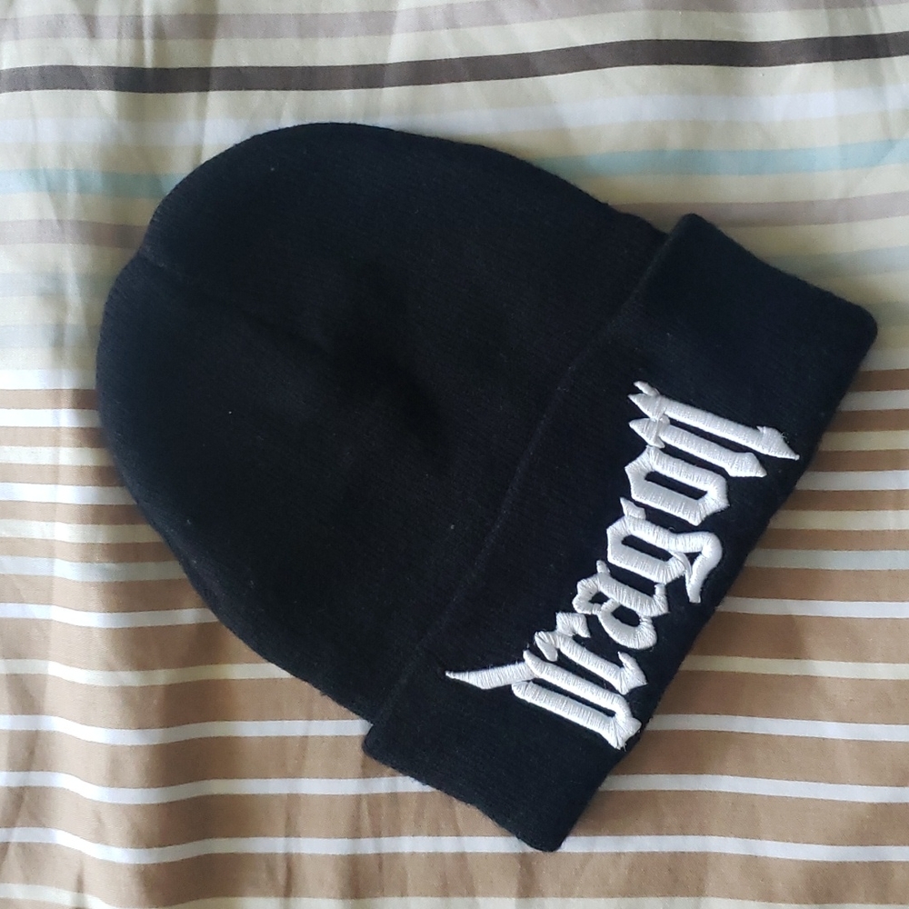 "Dragon" Black Beanie